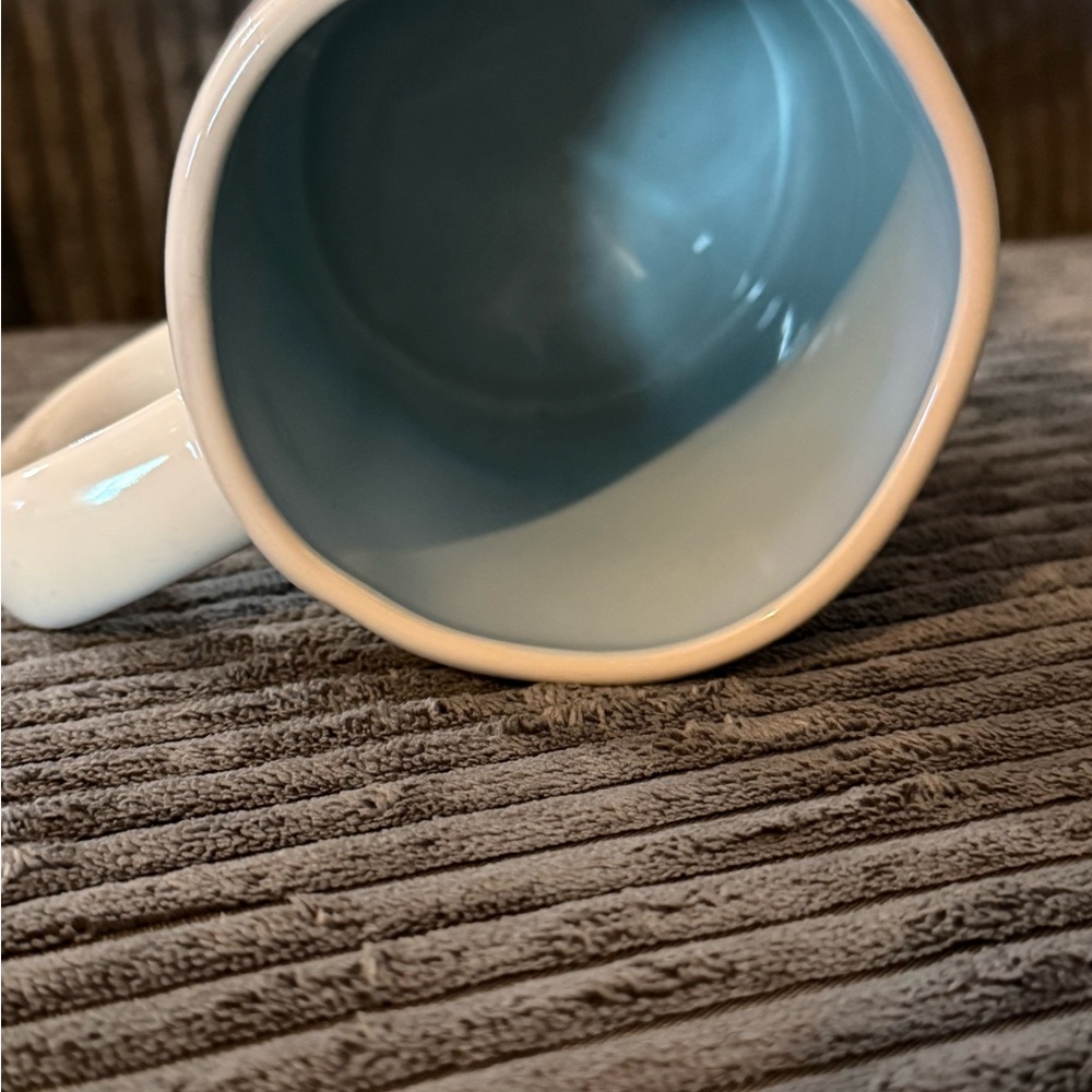Rae Dunn White Ceramic Mug with Black 'SWEET EGGSCAPE' Text - Picture 3 of 5